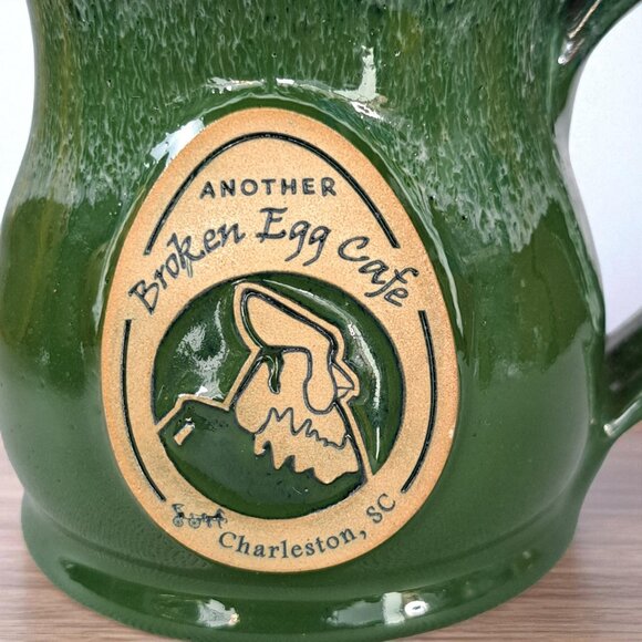 Deneen Pottery Another Broken Egg Mug Coffee Drip Hand Thrown Charleston SC - Picture 2 of 9